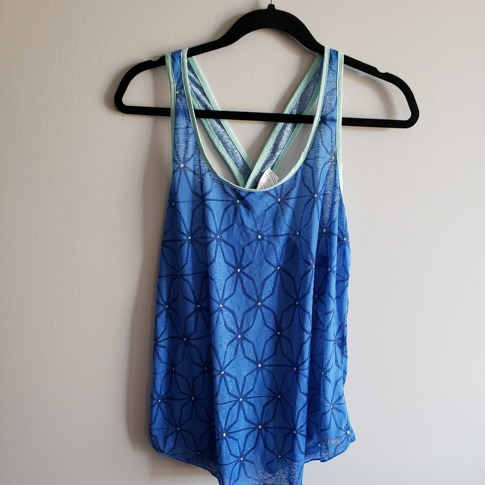 Brooks Blue Lightweight Running Tank Top